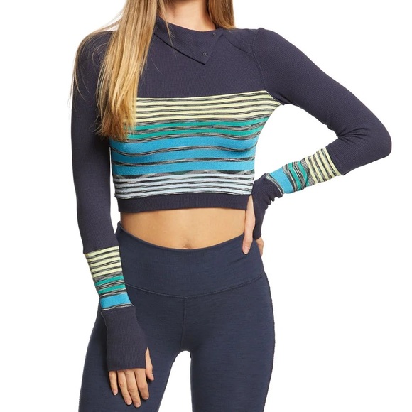 FP Movement by Free People Tops - Fp Movement Mountain Mama Layering Crop Long Sleeve Active Shirt Medium